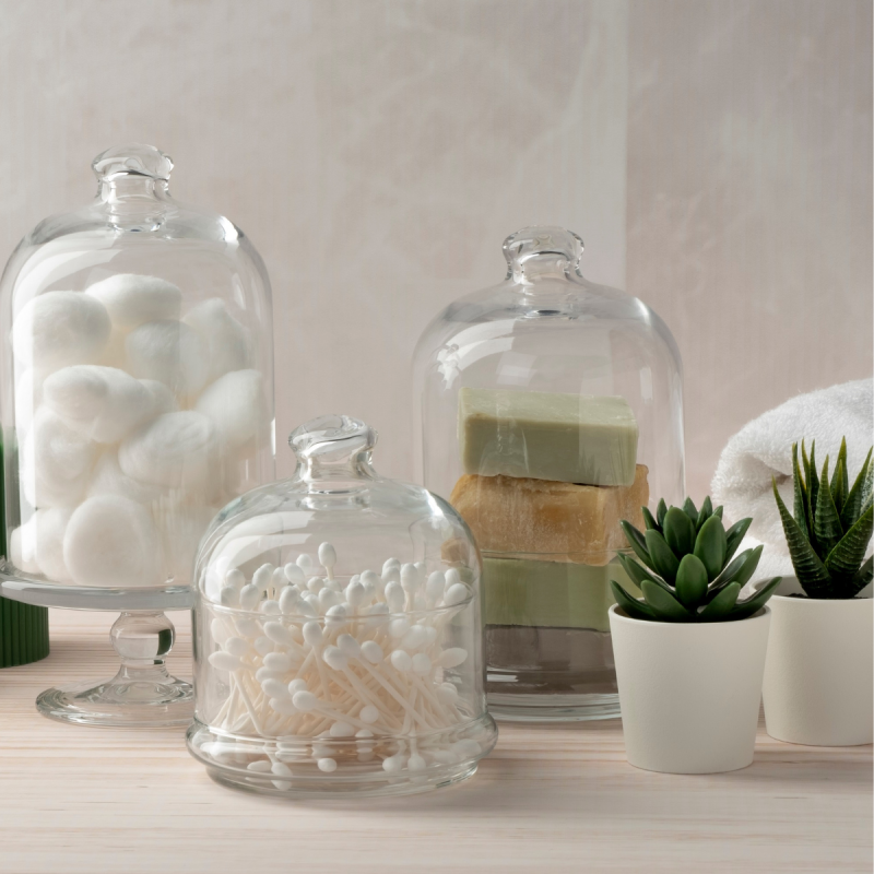 Contenitore con Campana 55 – 13x11,2 cm, Perfetto per Dolci e Snack