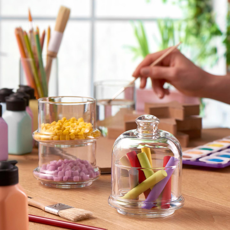 Contenitore con Campana 55 – 13x11,2 cm, Perfetto per Dolci e Snack