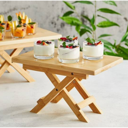 Supporto Buffet in Bamboo 24x40x18 cm