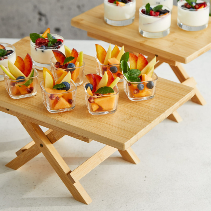 Supporto Buffet in Bamboo 24x40x18 cm