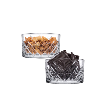 Set di coppette Eleganti in vetro per gelati o dolci al cucchiaio