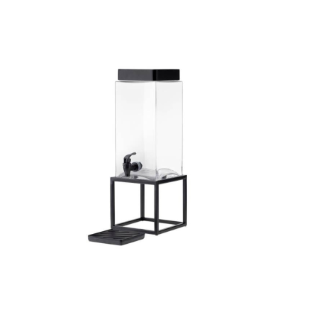 Big jar con base in metallo nera 6,5 Lt - DAC Forniture