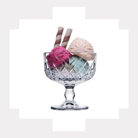 Set 2 Coppe Gelato Timeless 27,5 cl Eleganti e Raffinate | DAC Forniture