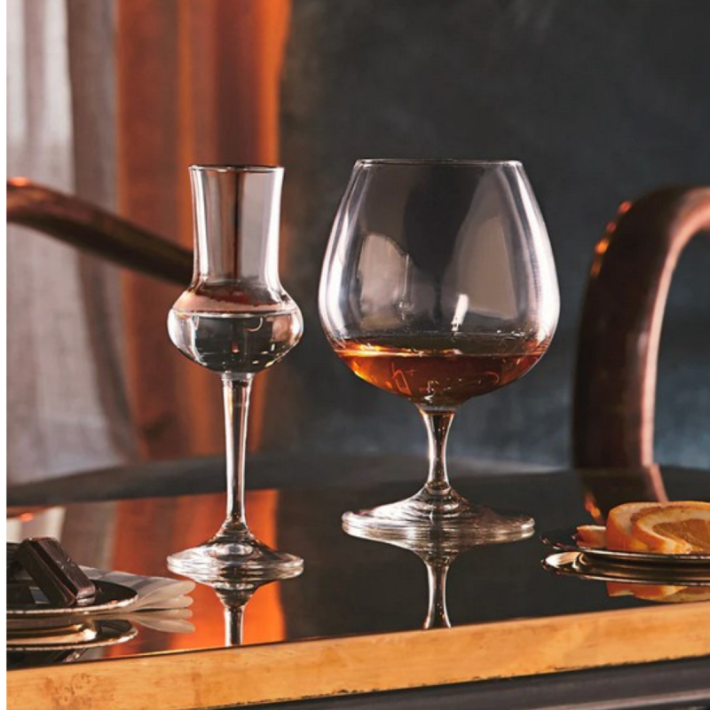 6 calice degustazione premium cognac cl 64