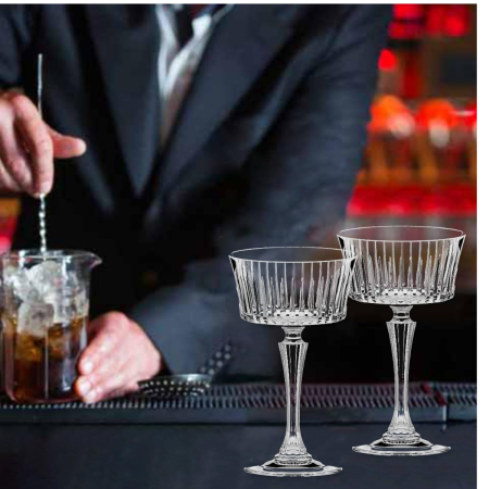 6 Calici Champagne 26 cl Timeless di RCR – DAC Forniture