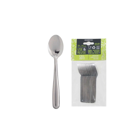 Cucchiaini Caffè Use&Reuse 12 cm Set 50 Pezzi | DAC Forniture