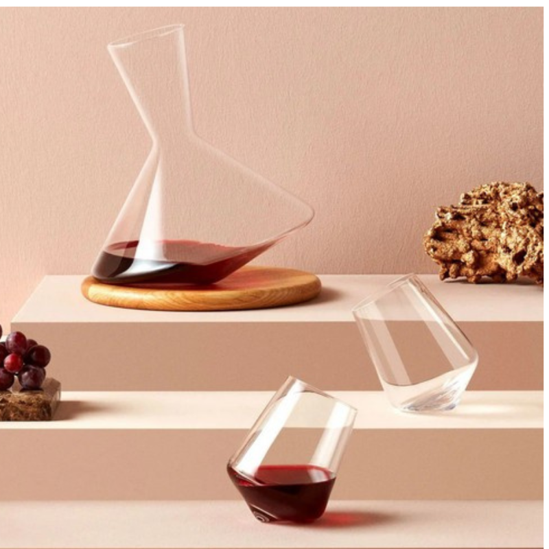 Bicchiere da Degustazione Rum – Design Obliquo, Stile Unico