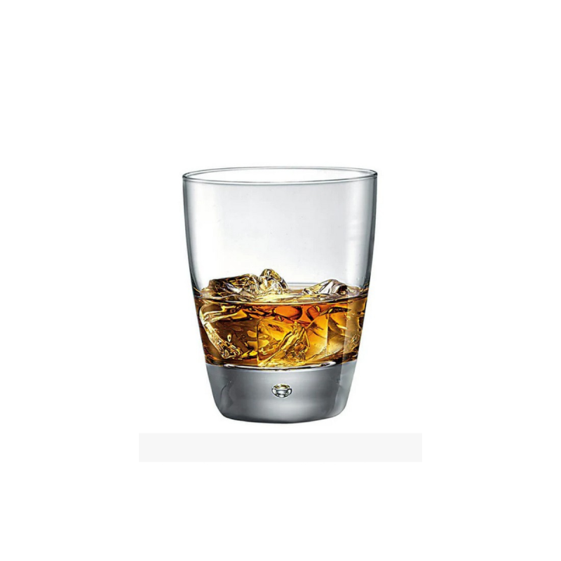 3 Bicchieri Luna Roks 26cl - Bormioli