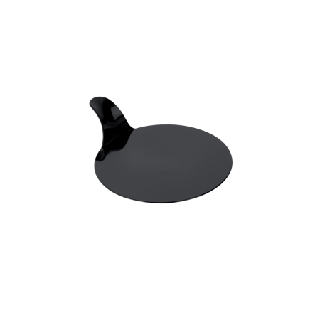 Vassoio Tondo per Monoporzione Nero Ø 8 cm | DAC Forniture