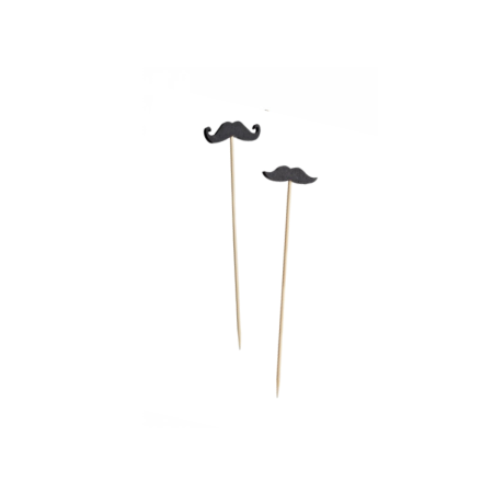 Spiedi Bamboo Mustache 12 cm | DAC Forniture