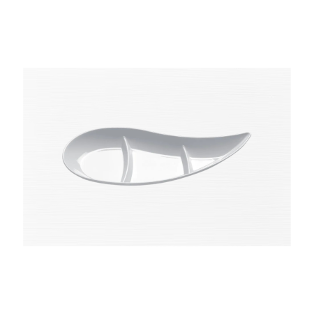 Piattino PS Virgola Trasparente | DAC Forniture