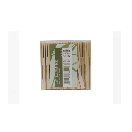 Forchettine Bamboo 100 pezzi | DAC Forniture