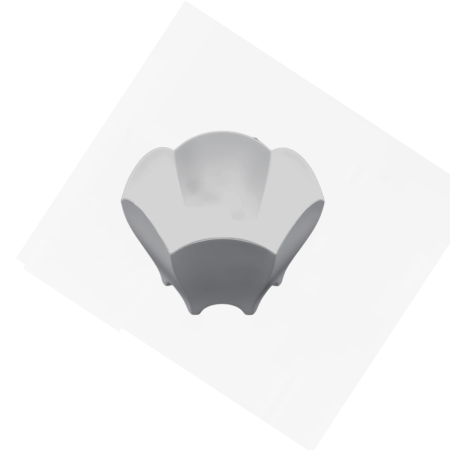 Coppetta Tulip Bianca 70 cc | DAC Forniture