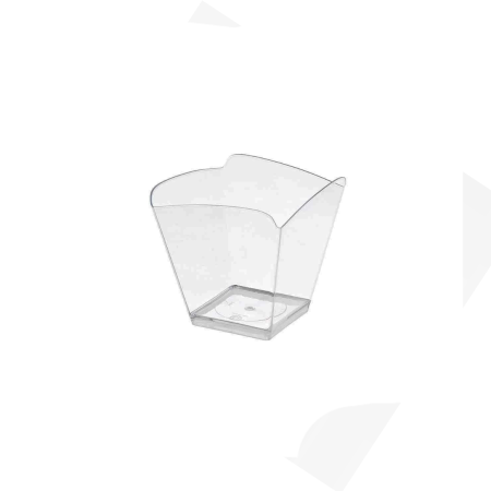 Coppetta Onda PS Trasparente 95 cc 25 pz | DAC Forniture