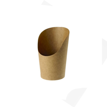 Coppa da Fritti Avana Carta Kraft 6x6,3x12h 50 pz | DAC Forniture