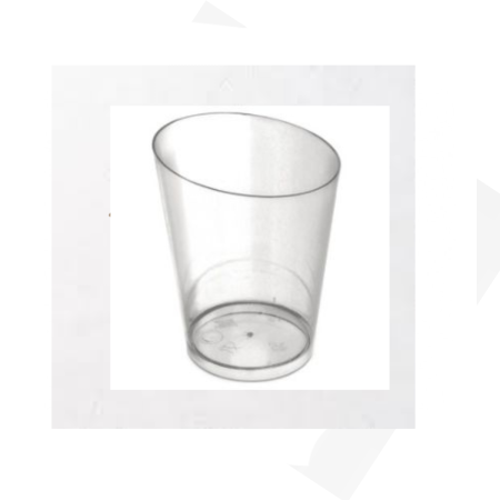 Bicchierino PS Conico Alto Trasparente 10 pz | DAC Forniture