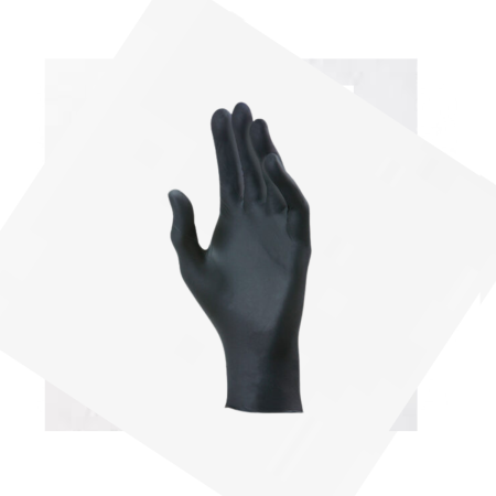 Guanti Nitrile Tulip Nero Tg S – Confezione 100 Pz | DAC Forniture