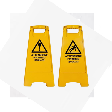 Segnale Avviso Pavimento Bagnato IT | DAC Forniture