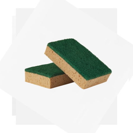 Confezione 10 Spugne Brown Abrasive | DAC Forniture