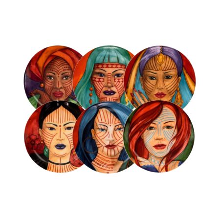 Piatti Pane Decoro Misto Animae cm 16 Le Coq | DAC Forniture