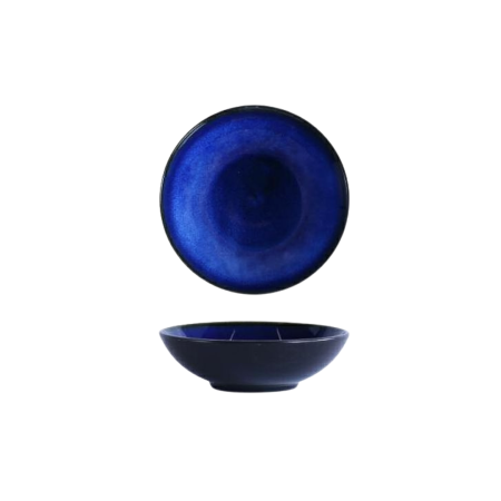 Ciotola Tonda Toninelli 14 cm Porcellana Blu Nero | DAC Forniture