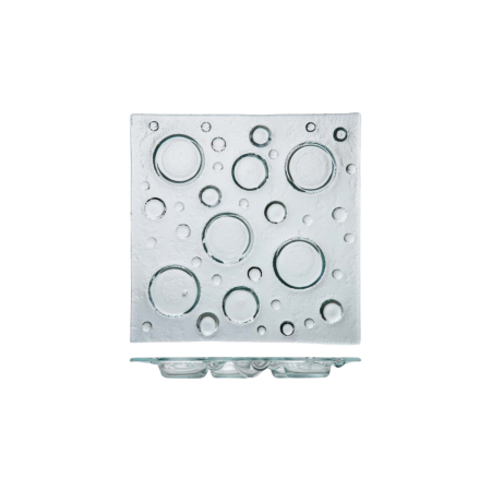 Antipastiera Quadrata in Vetro 30x30 cm | DAC Forniture