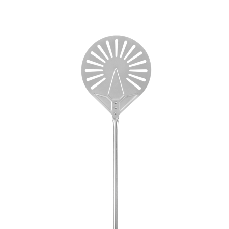 Palettino Pizza Forato Ø23 cm Acciaio Inox Gimetal