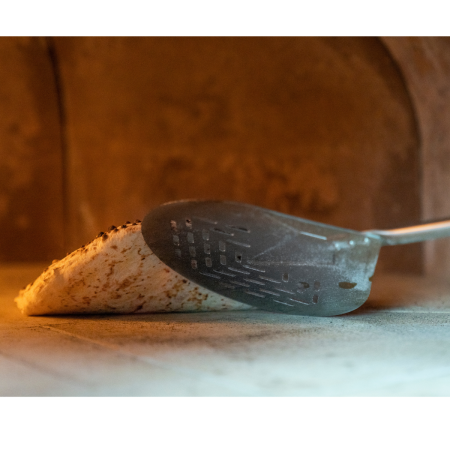 Palettino Pizza Inox Forato Ø 26 cm Gimetal | DAC Forniture