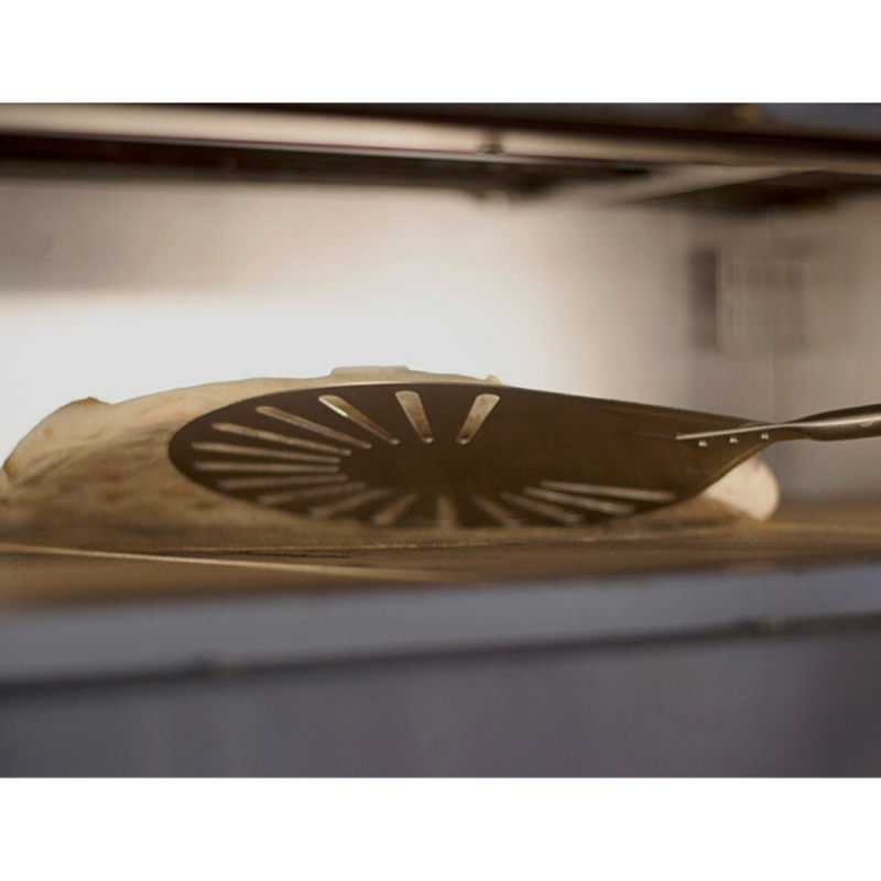 Palettino Inox Forato Ø20 cm Manico 200 cm Smontabile | DAC Forniture