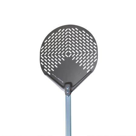 Pala Pizza Tonda Forata Ø33 cm Evoluzione S.H.A. Manico 150 cm | DAC