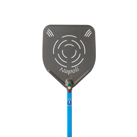 Pala Pizza Alluminio Forata 36x36 Napoletana Manico 150 cm