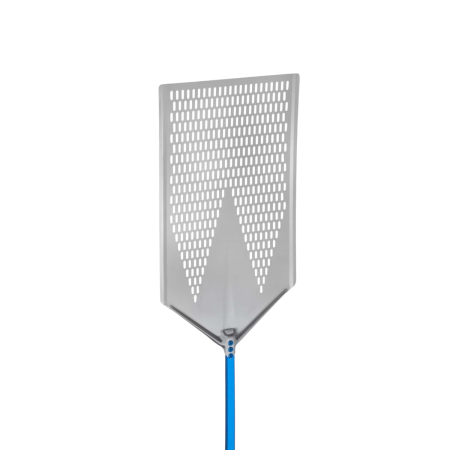 Pala Pizza a Metro Perforata 40x80 cm Manico 60 cm Gimetal | DAC