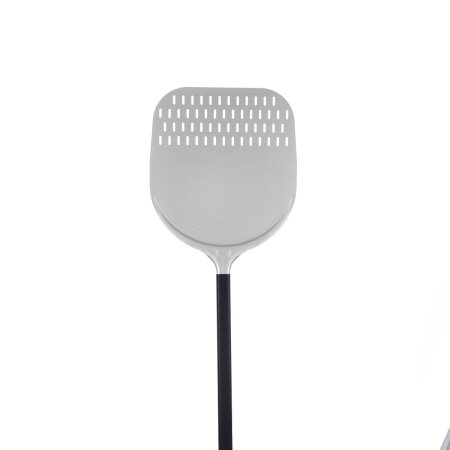 Pala Pizza Alluminio Forata 33x33 cm Manico 150 cm Gimetal | DAC