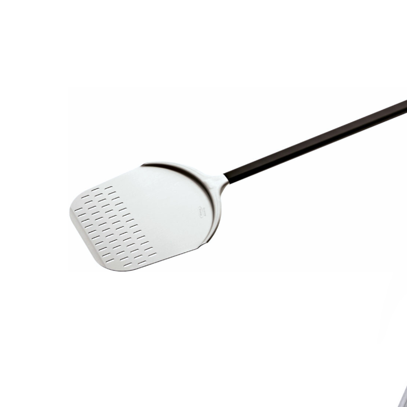 Pala Pizza Alluminio Forata 33x33 cm Manico 150 cm Gimetal | DAC