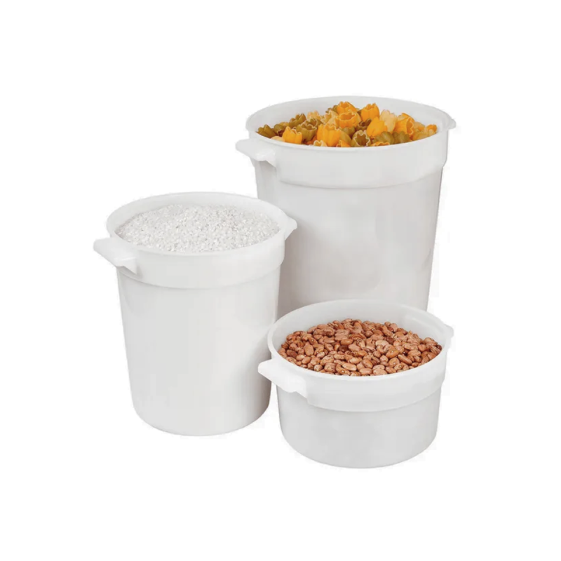 Contenitore Alimentare HDPE Tondo 30 Lt con Coperchio | DAC Forniture