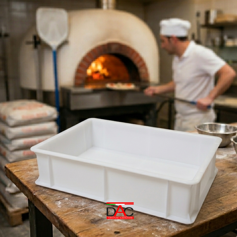 Vaschetta Impasto Pizza 40x30x10 cm Genus Dei | DAC Forniture