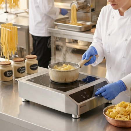 Fornello ad induzione modello 3500 D, 340x440x(H)120 mm 3500 W