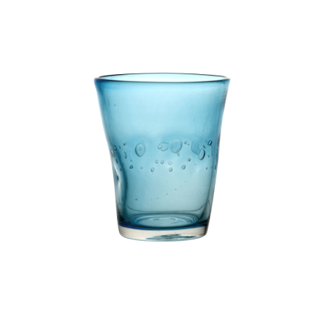 Bicchiere Acqua 35 cl Acquamarina Vetro Soffiato - Made in Italy