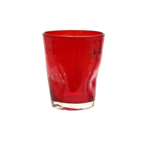 Bicchiere Acqua Rialto 35 cl Rosso Vetro Soffiato