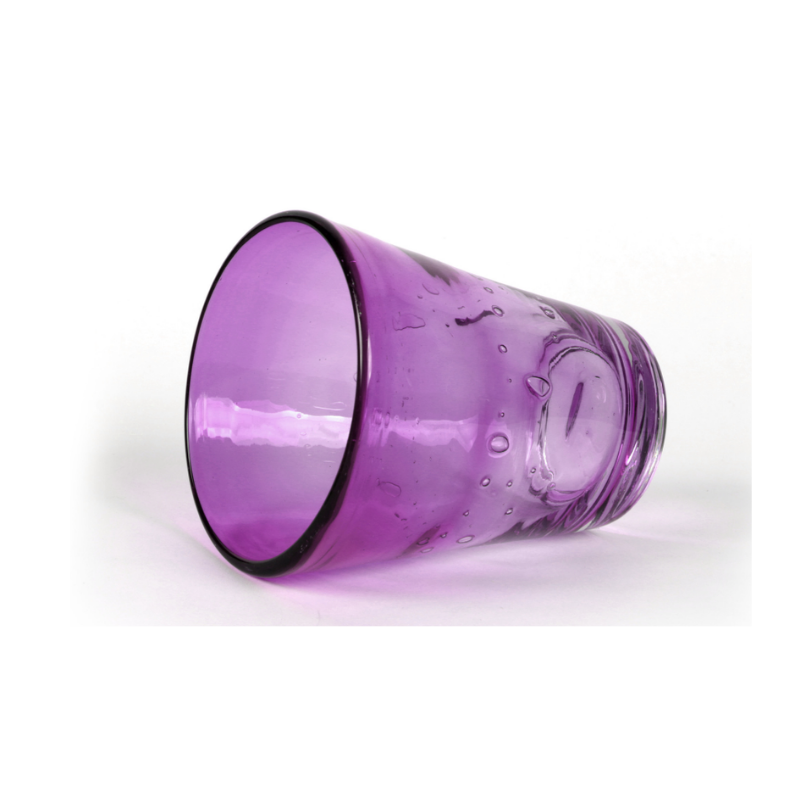 Bicchiere Acqua Rialto 35 cl Viola Vetro Soffiato
