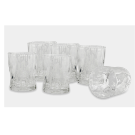 Bicchiere Acqua 33 cl Nero Stile Murano | Vetro Artistico