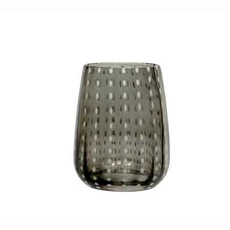 6 Bicchieri Acqua Grigi Perlage 36 cl Eleganti | DAC Forniture