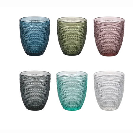 6 Bicchieri Acqua Luxury Blu 32,5 cl