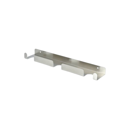Appendipala a Muro 3 Posti Alluminio 41,5x8 cm | DAC Forniture