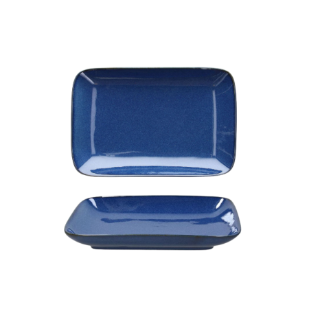 Piatto Rettangolare Fondo Coupe Blu 27,5x18,5 cm | DAC Forniture