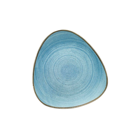 Piatto Piano Triangolare Azzurro Raw 26,5 cm | DAC Forniture