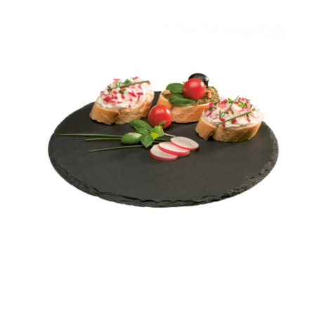 Piatto Tondo Ardesia Naturale 33 cm | DAC Forniture