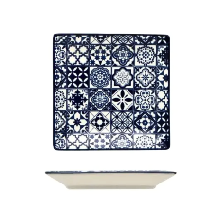 Piattino Quadrato 13,5 cm Sintra Blu | DAC Forniture