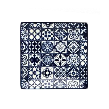 Piattino Quadrato 13,5 cm Sintra Blu | DAC Forniture