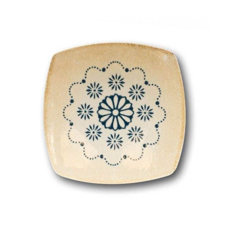 Piatto Frutta Quadrato Tokio Table Saturnia 21 cm | DAC Forniture